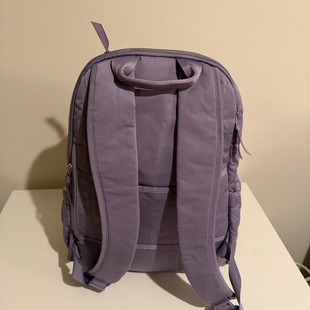 Vera Bradley Performance Twill Campus Backpack in Lavender Sky - Picture 3 of 4